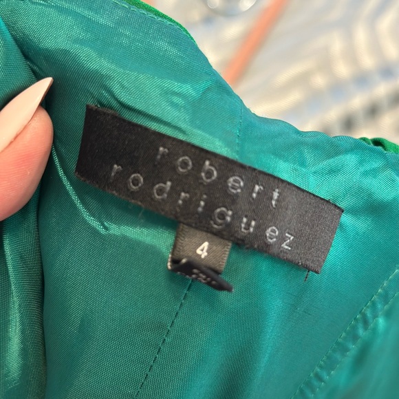 Robert Rodrigues size 4 Green Mini Dress - Picture 8 of 9